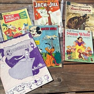 SET OF VINTAGE DISNEY 1948-1970